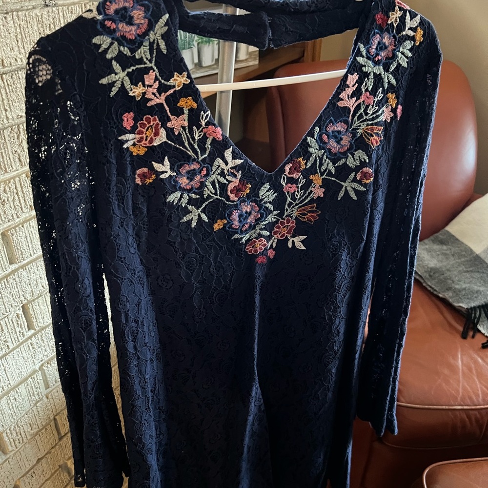 Navy Blue Dress